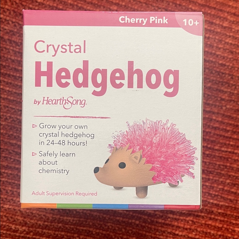 HearthSong Crystal Hedgehog Kit - Cherry Pink